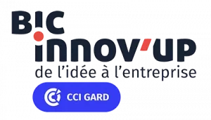 Logo du BIC Innov'up, l'incubateur qui accompagne Outdoor Fix.