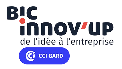 Logo du BIC Innov'up, l'incubateur qui accompagne Outdoor Fix.