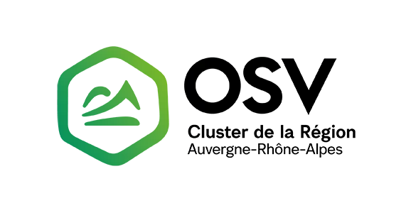 Logo d'Outdoor Sport Valley, l'incubateur de startup qui accompagne Outdoor Fix.